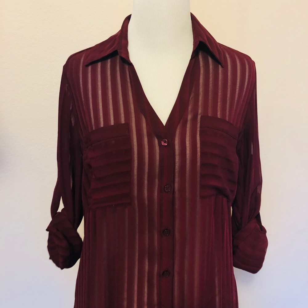Wine Blouse 💕